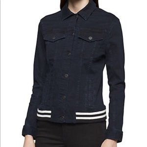 Calvin Klein Women's Navy Blue Denim Jacket Size S